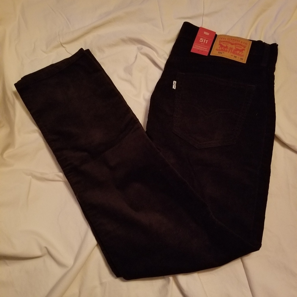 Men's Corduroy Slim Fit Pants